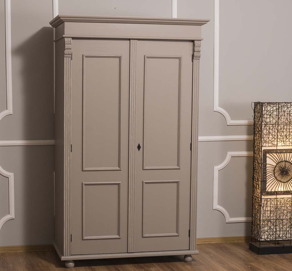 Edler Kleiderschrank im Shabby Chic - in vielen Farben erhältlich!