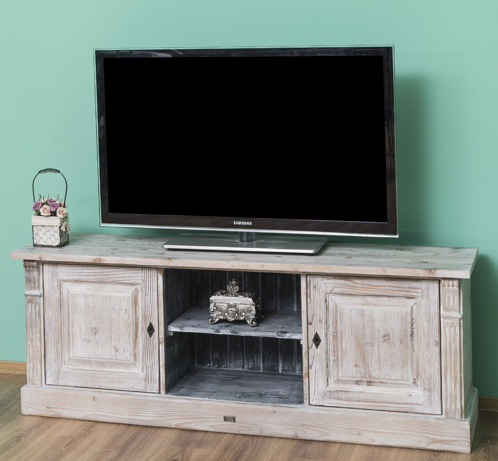 Massives TV Lowboard im Landhausstil - in vielen Farben erhältlich!