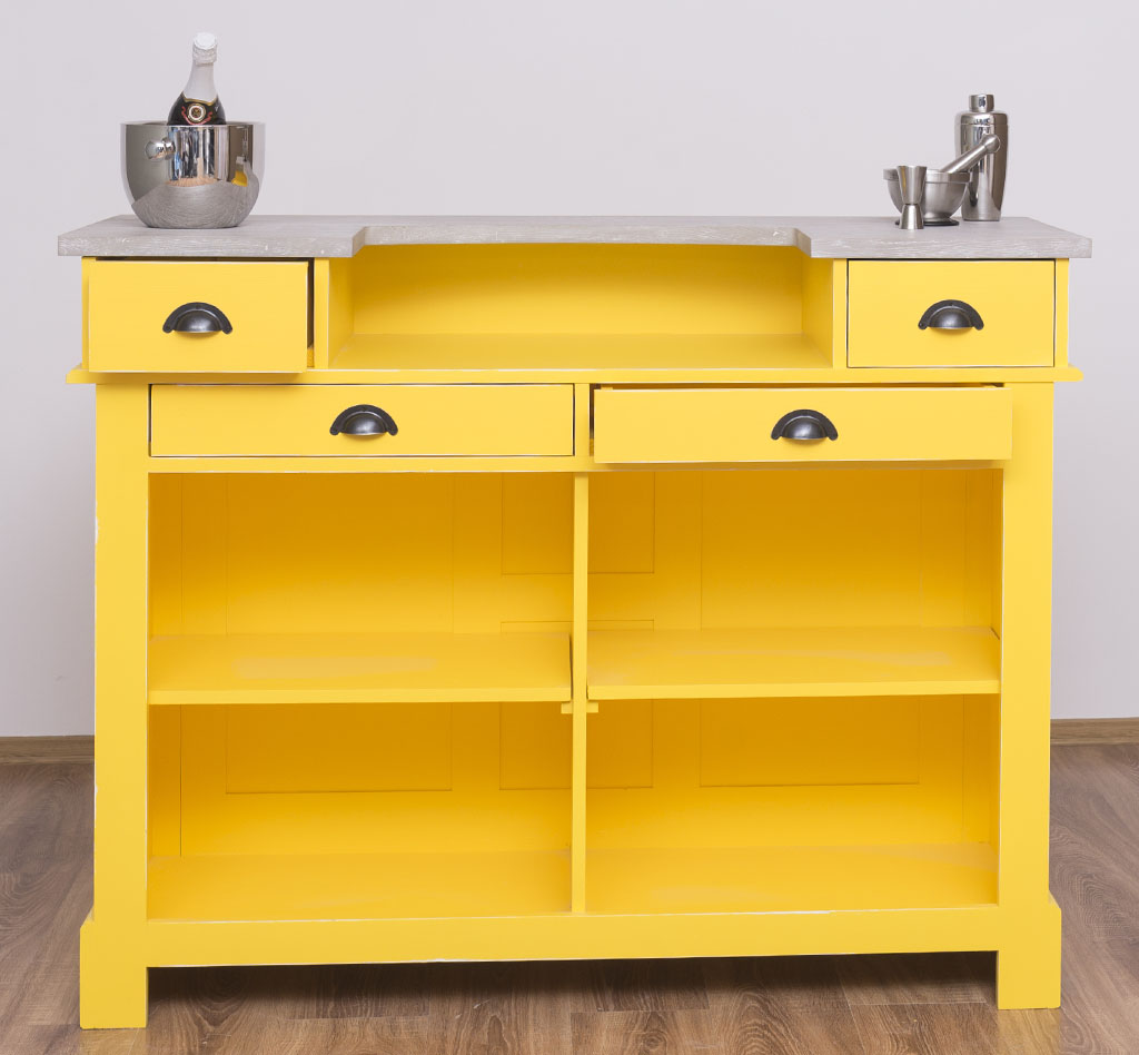 Bar mit Aufsatz im Landhausstil 140 cm breit - in vielen Farben erhältlich! Bar mit Aufsatz im Landhausstil 140 cm breit - in vielen Farben erhältlich!