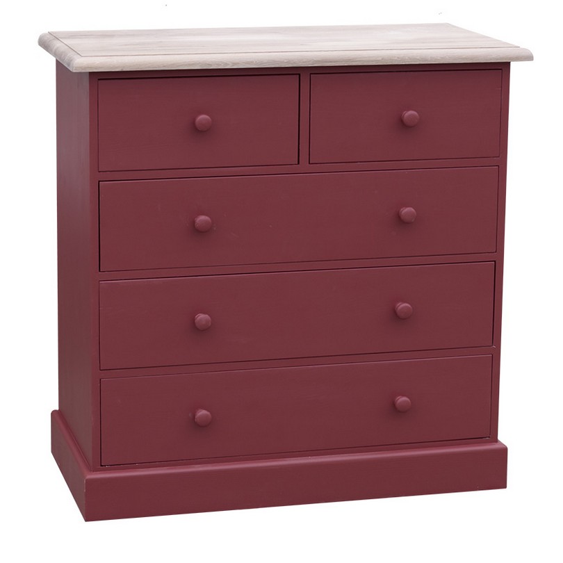PS151-TopOak-TopP035_P029 Rustikale Kommode im Shabby Chic - in vielen Farben erhältlich!