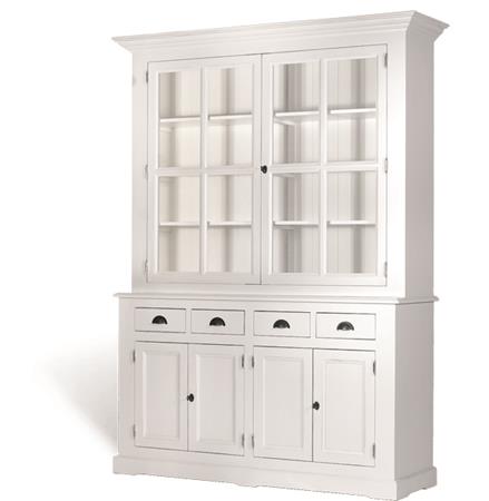 Edler Vitrinenschrank im Shabby Chic