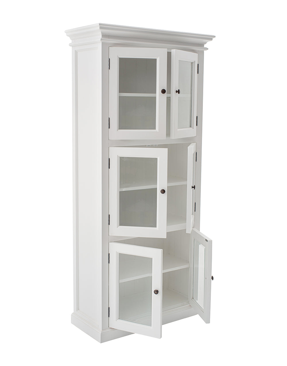 Halifax Vitrinenschrank Mittelgroß – Weiß