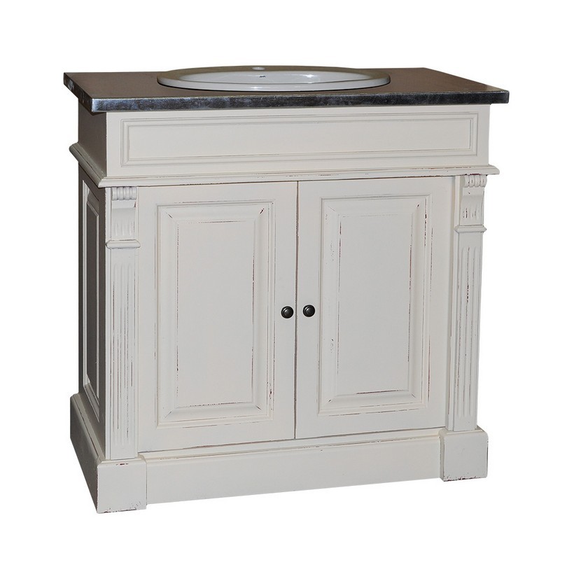 Rustikaler Waschbeckenschrank im Shabby Chic