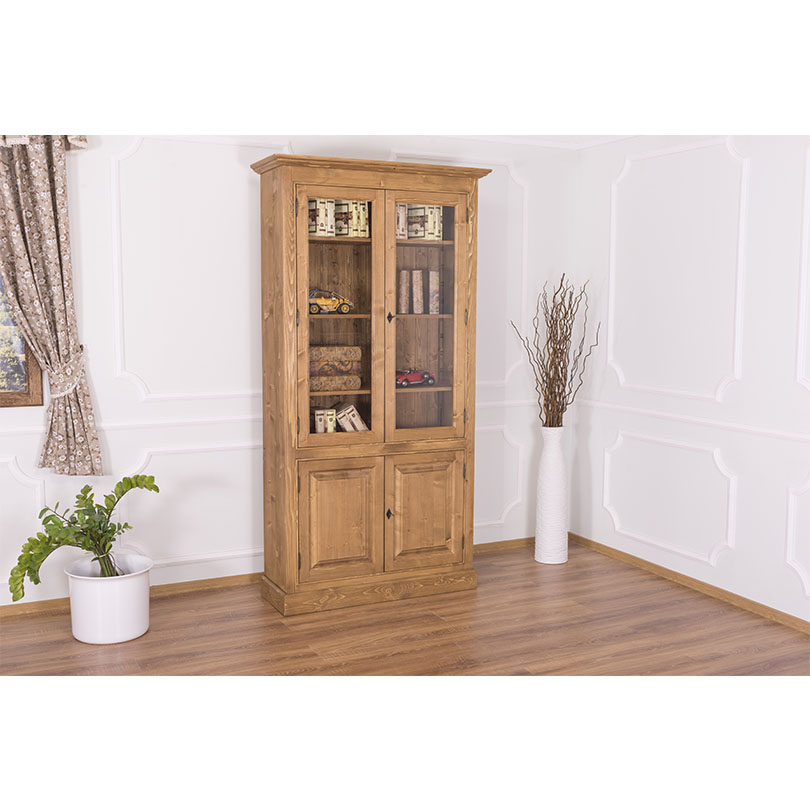 PS149-P001 Schöner Vitrinenschrank im Landhausstil - in vielen Farben erhältlich!