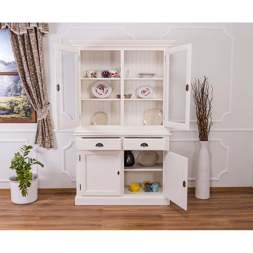 Interessanter Hochschrank im Shabby Chic - in vielen Farben erhältlich!
