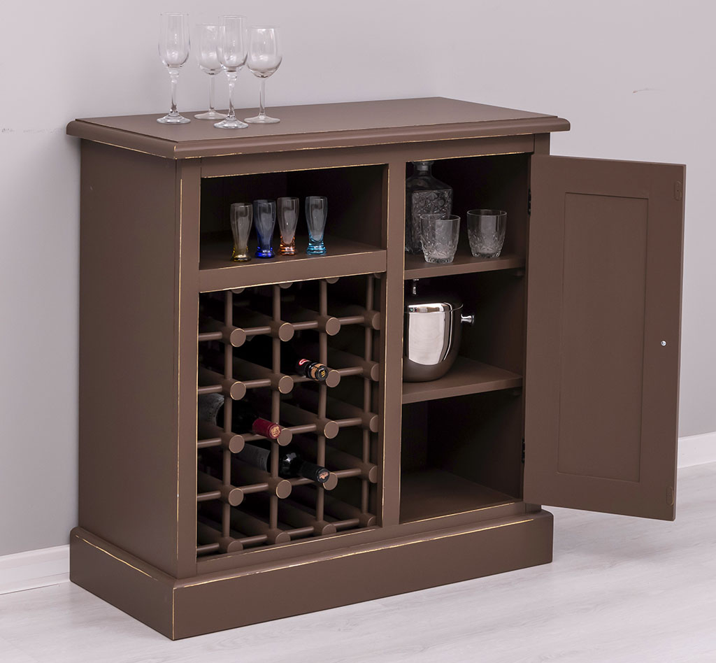 Kompaktes Weinregal im Shabby Chic - in vielen Farben erhältlich! Kompaktes Weinregal im Shabby Chic - in vielen Farben erhältlich!