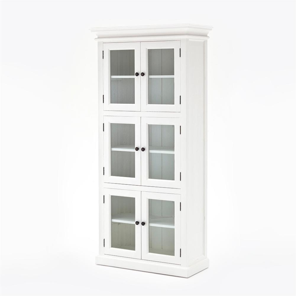 Halifax Vitrinenschrank Mittelgroß – Weiß