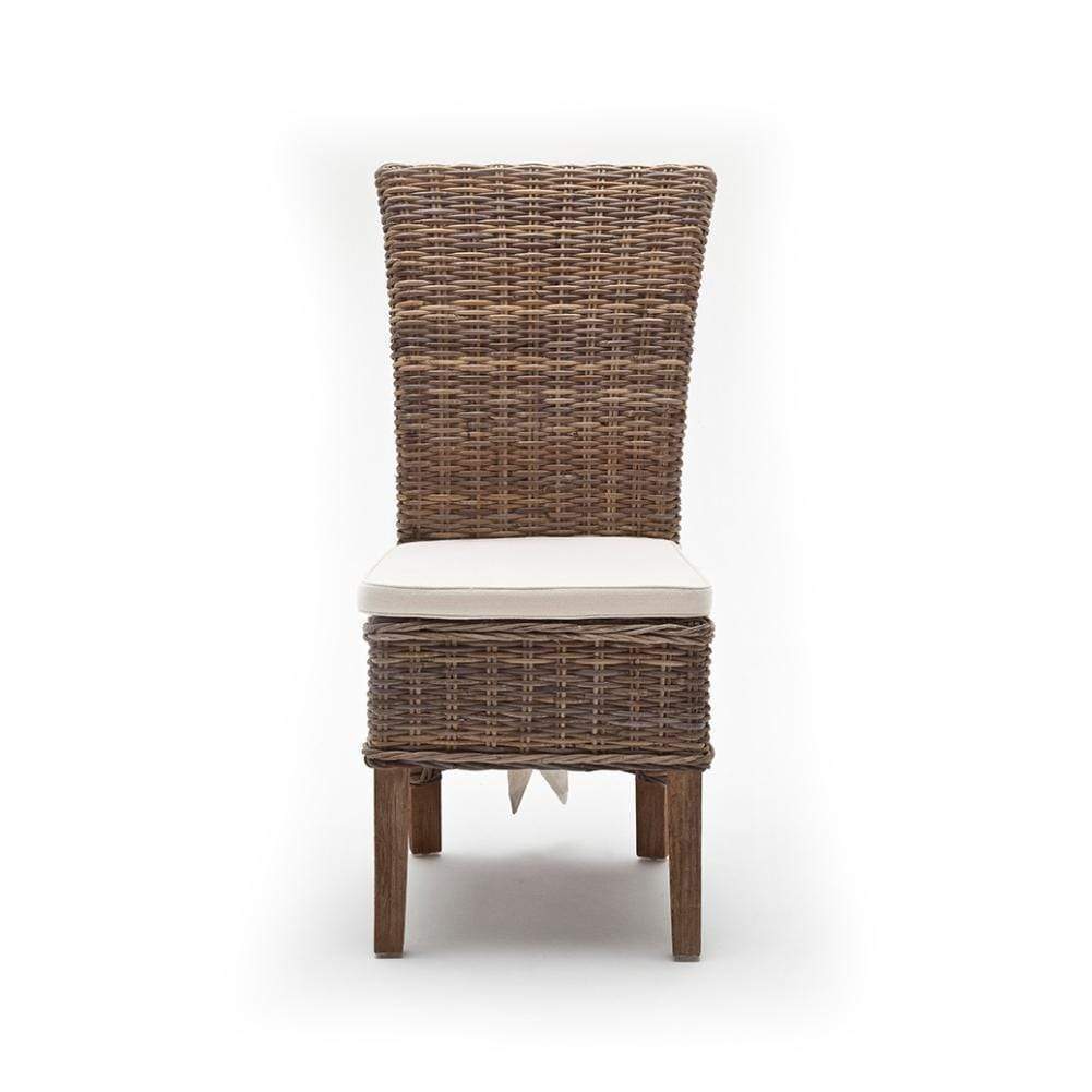 Salsa Esszimmerstuhl aus Kubu-Rattan im 2er-Set