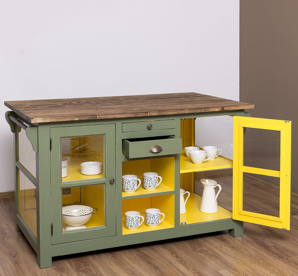 Kücheninsel für den gehobenen Landhausstil - in vielen Farben erhältlich!