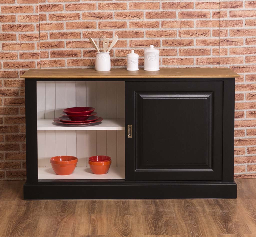 Kompaktes Sideboard im schlichten Landhausstil mit Schiebetüren - in vielen Farben erhältlich!