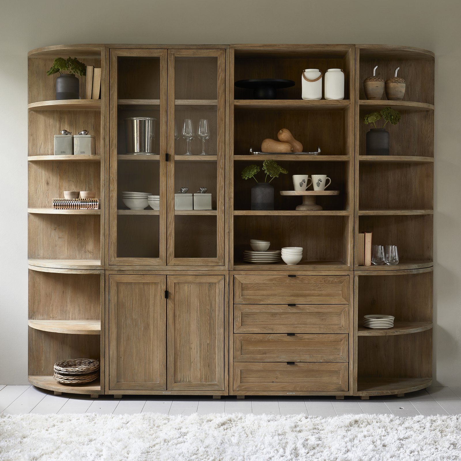 Del Rey Glass Cabinet