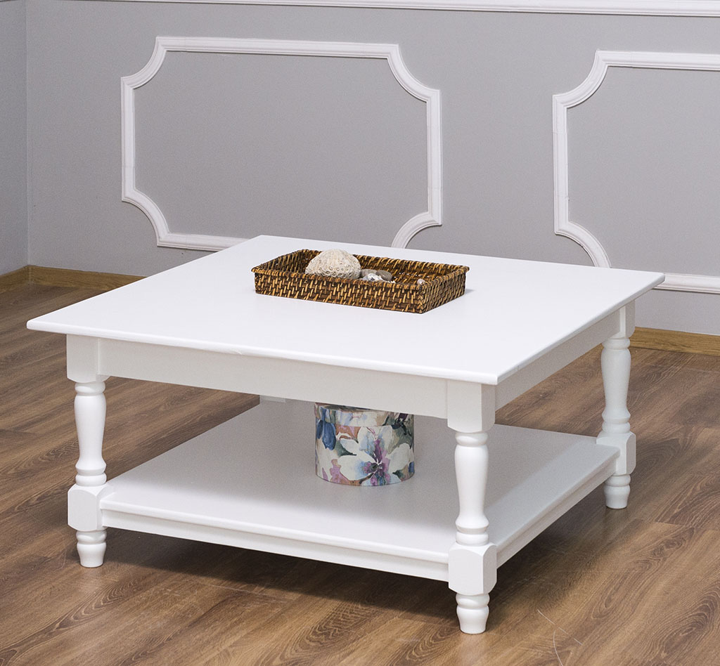 Eleganter Kaffeetisch im Landhausstil - in vielen Farben erhältlich!