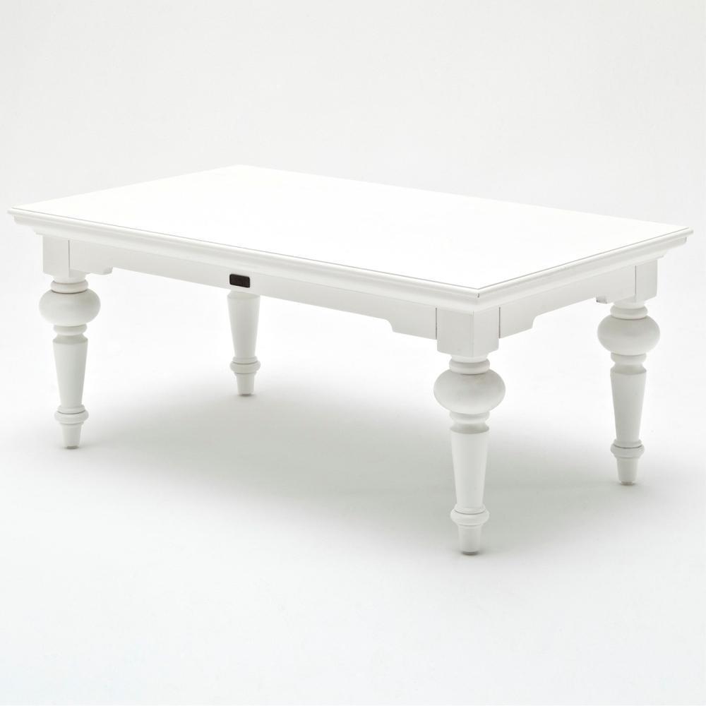 Provence Rechteckiger Couchtisch – Weiß