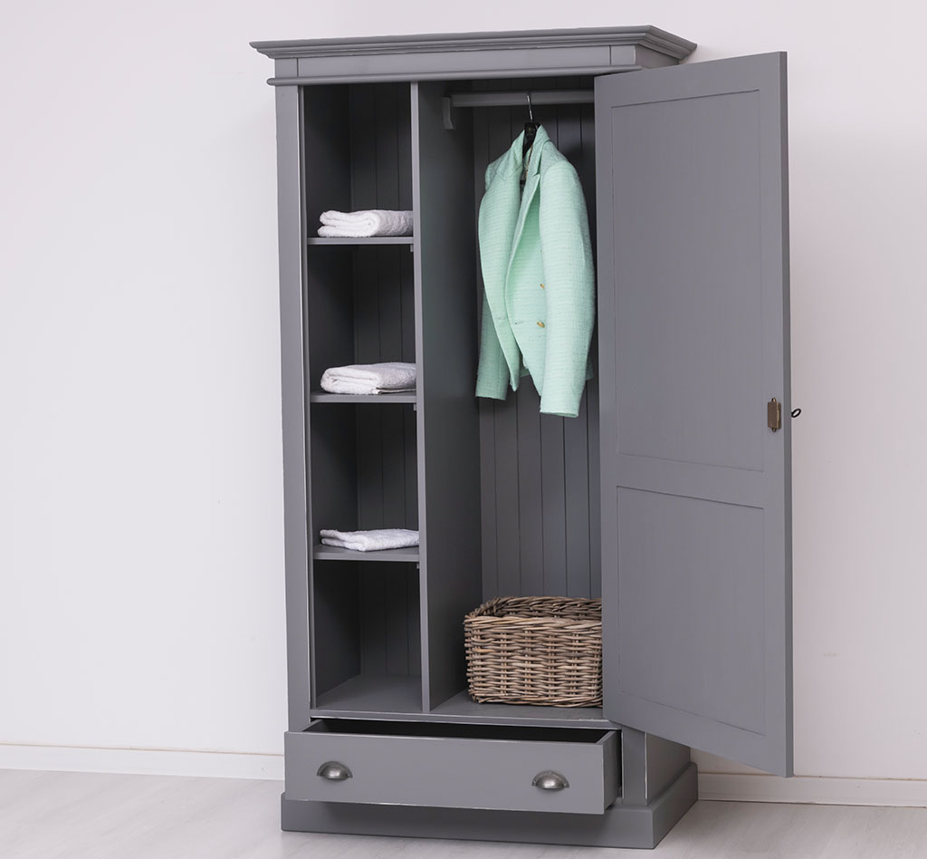 Kleiderschrank Landhaus mit Schublade - in vielen Farben erhältlich!