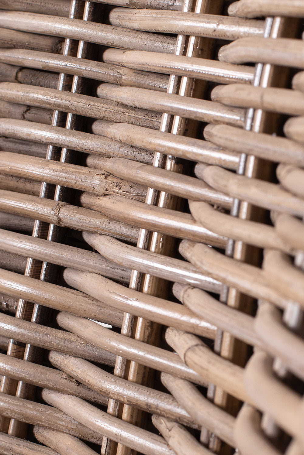 King Kubu Rattan-Armlehnstuhl mit Kissen, 2er-Set