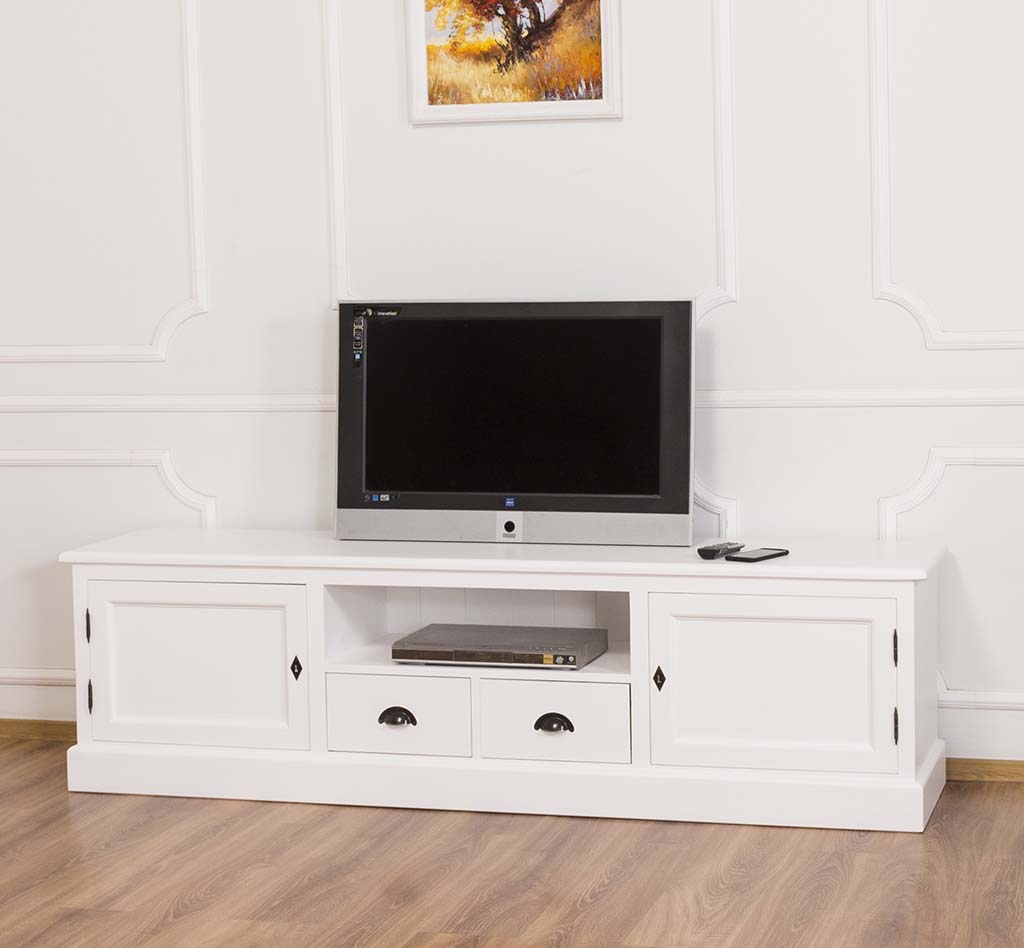 Eleganter TV-Tisch im Shabby Chic - in vielen Farben erhältlich!