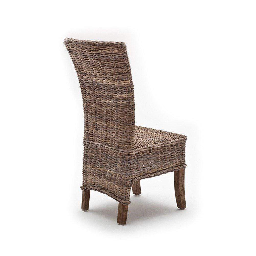 Salsa Esszimmerstuhl aus Kubu-Rattan im 2er-Set