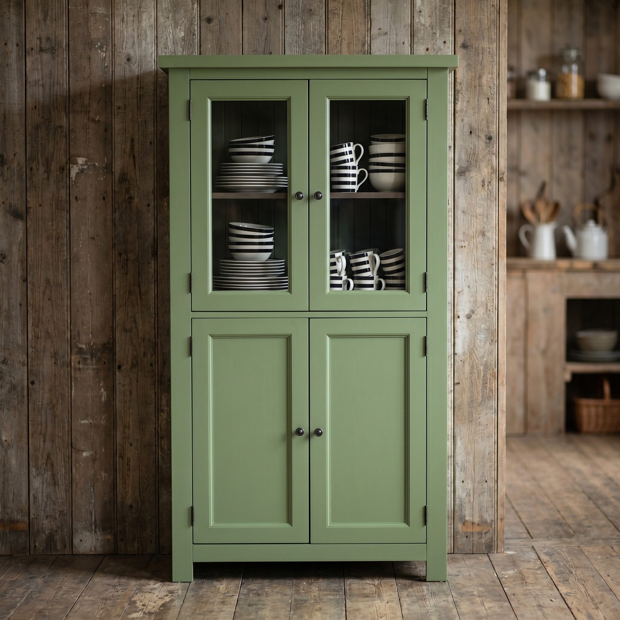 Rustikaler Küchenschrank im Shabby Chic - in vielen Farben erhältlich!