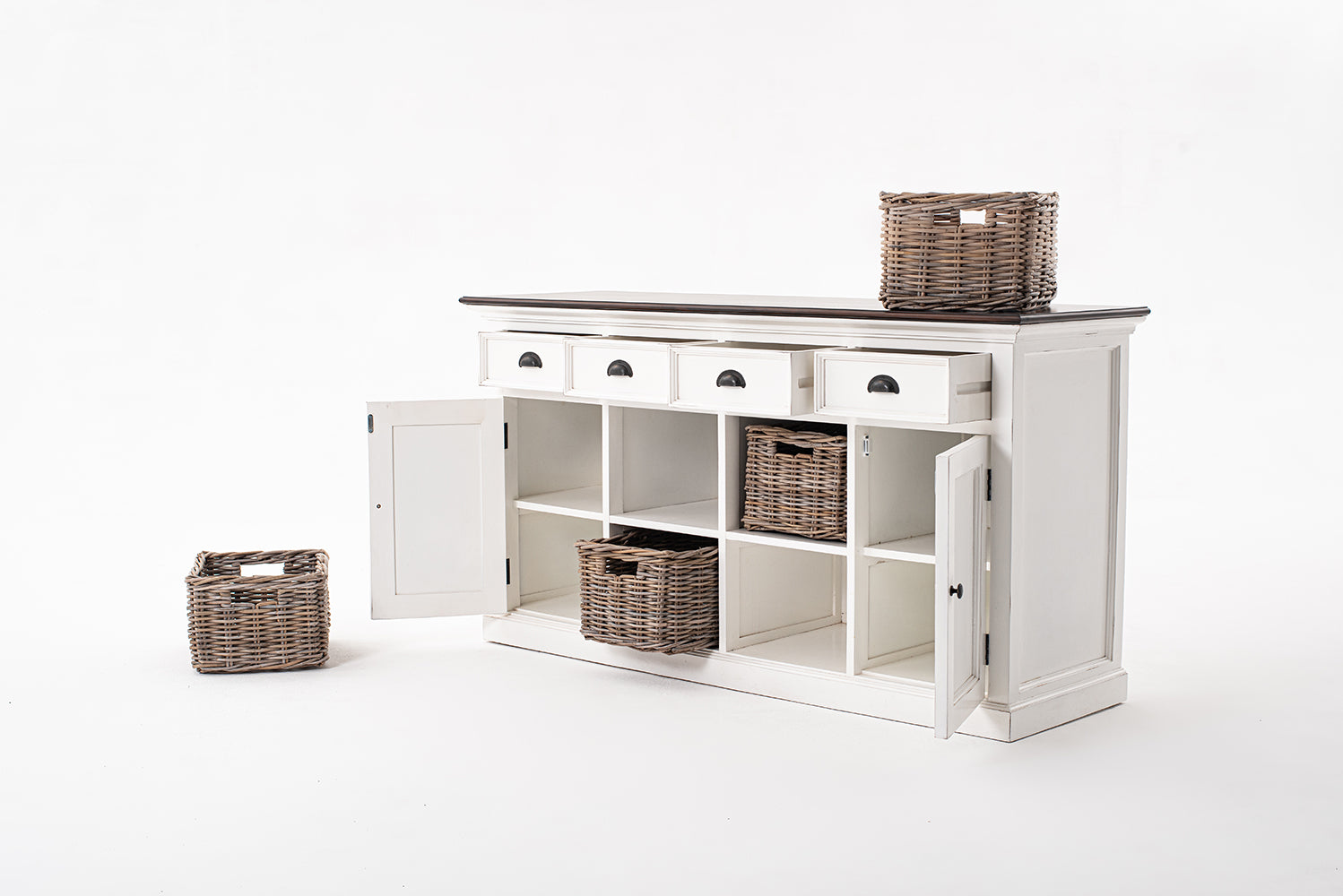 Halifax Accent Sideboard mit 4 Körben