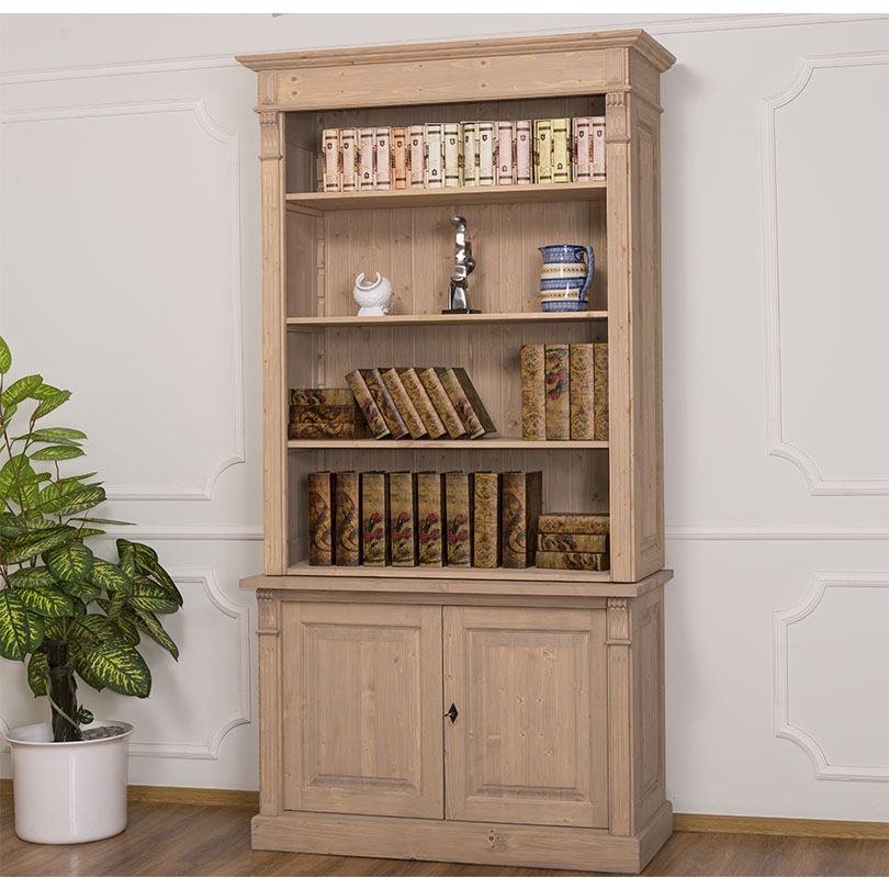 Kompaktes Bücherregal mit Leiter Landhaus - in vielen Farben erhältlich!