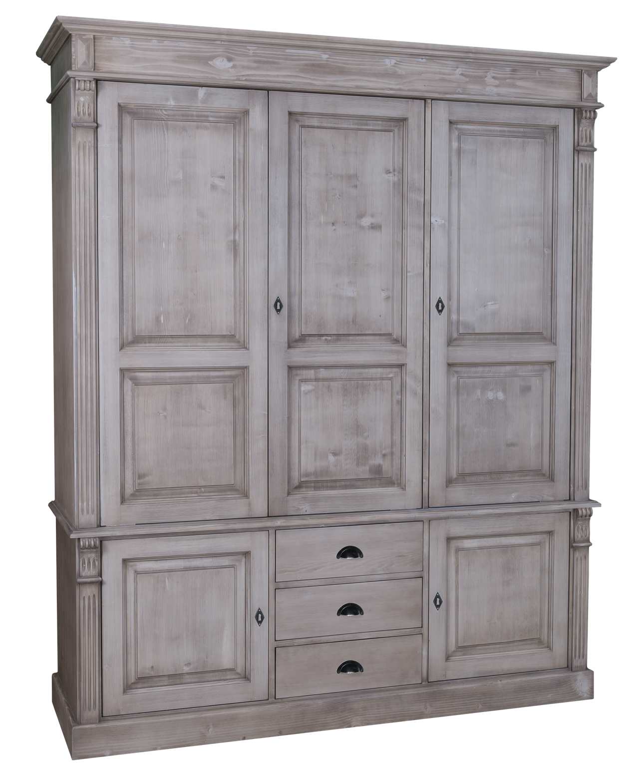 Landhauskleiderschrank mit Jugendstilelementen - in vielen Farben erhältlich! Landhauskleiderschrank mit Jugendstilelementen - in vielen Farben erhältlich!