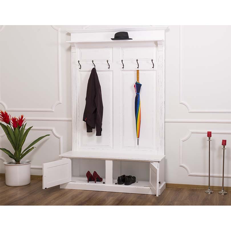 Gepflegte Landhaus-Garderobe im Shabby Style - in vielen Farben erhältlich!