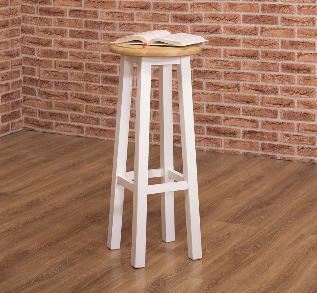 Barhocker aus massivem Holz - in vielen Farben erhältlich!