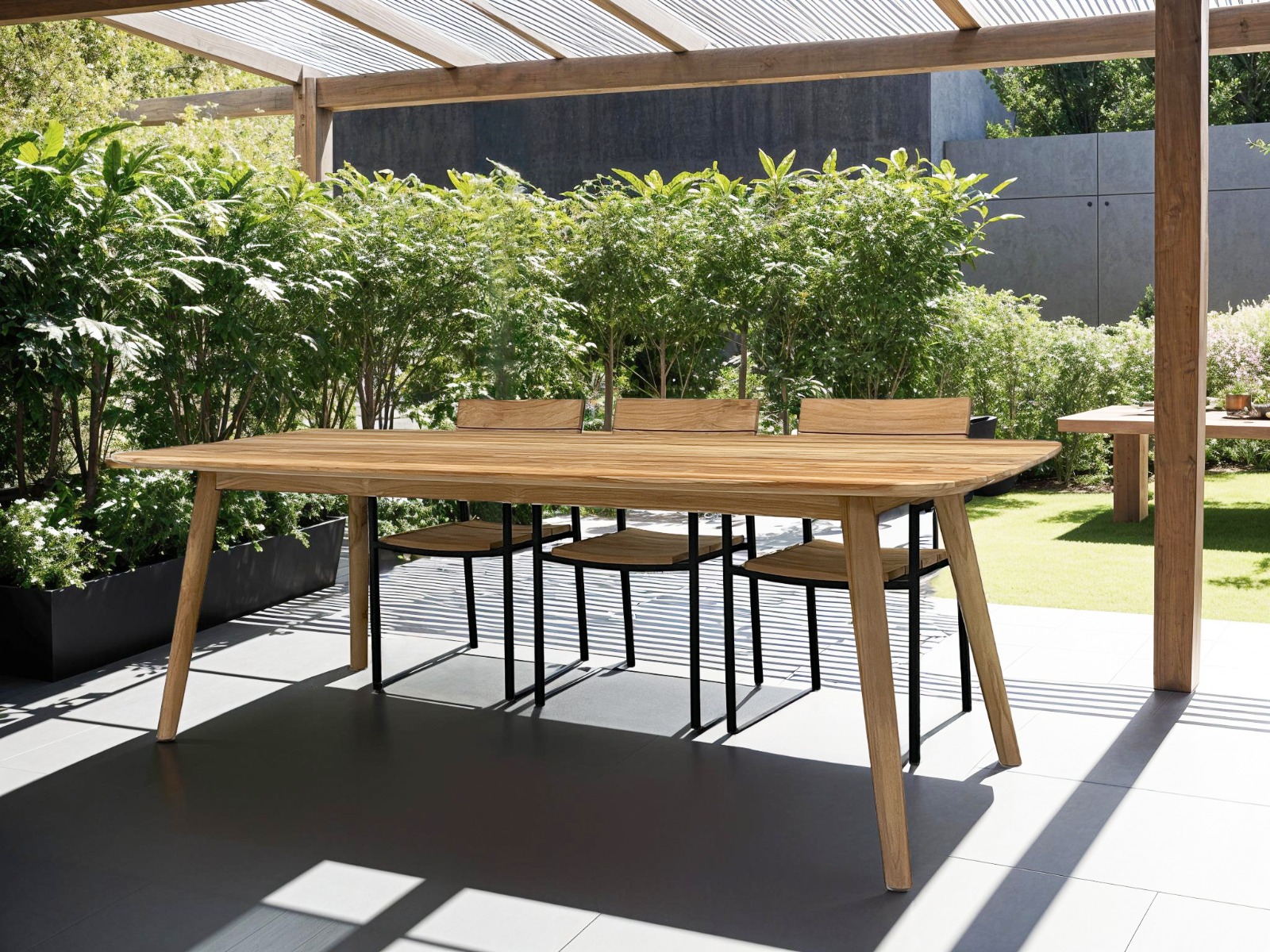 Gartentisch Lugano 240 cm aus Teakholz