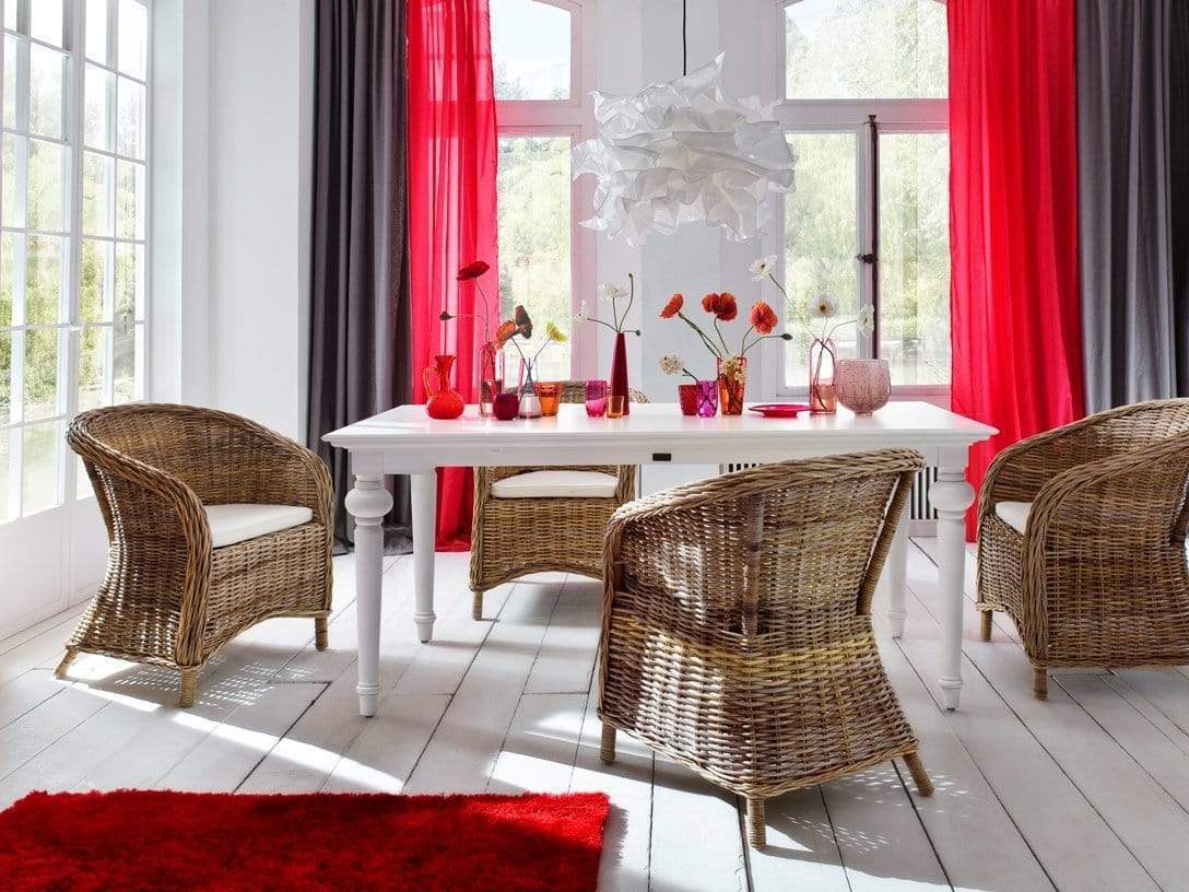 Provence Esstisch 200 cm – Weiß