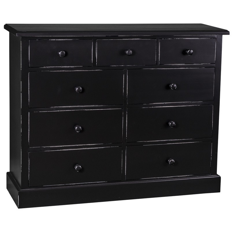 Edles Sideboard in stilvollem Schwarz