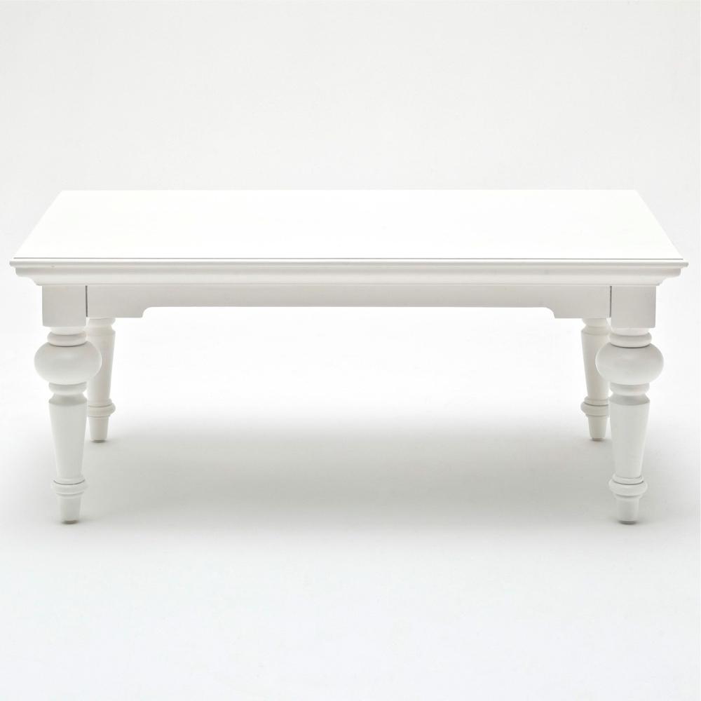 Provence Rechteckiger Couchtisch – Weiß