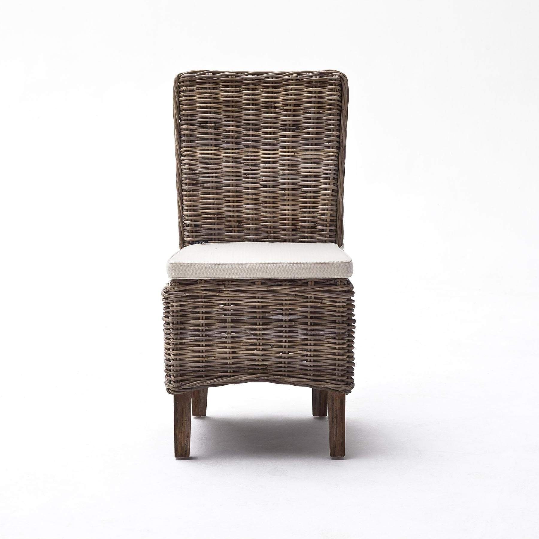 Morin Esszimmerstuhl aus Kubu-Rattan, 2er-Set