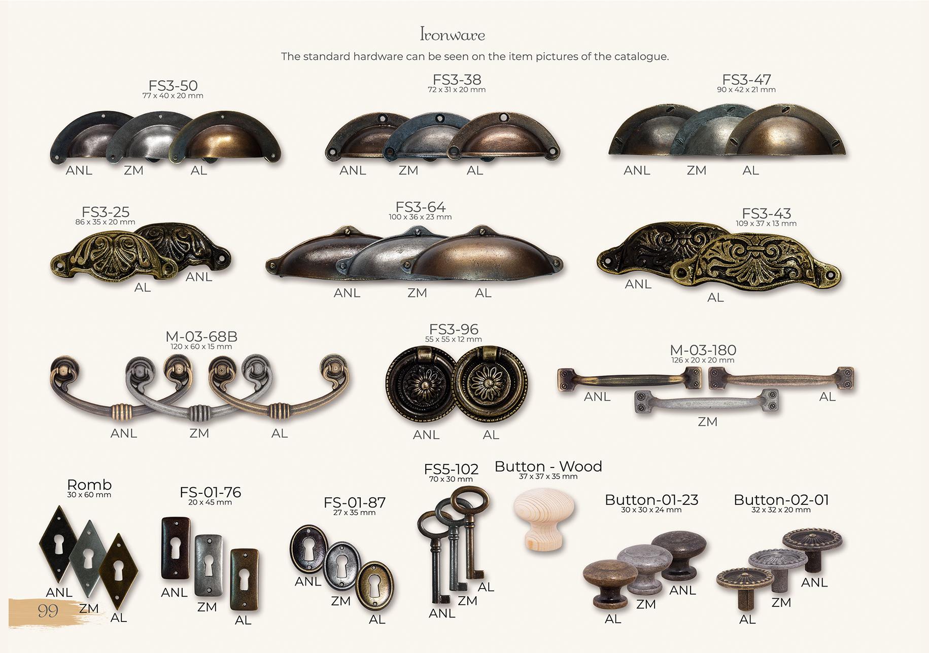 Massives Küchensideboard im Landhausstil