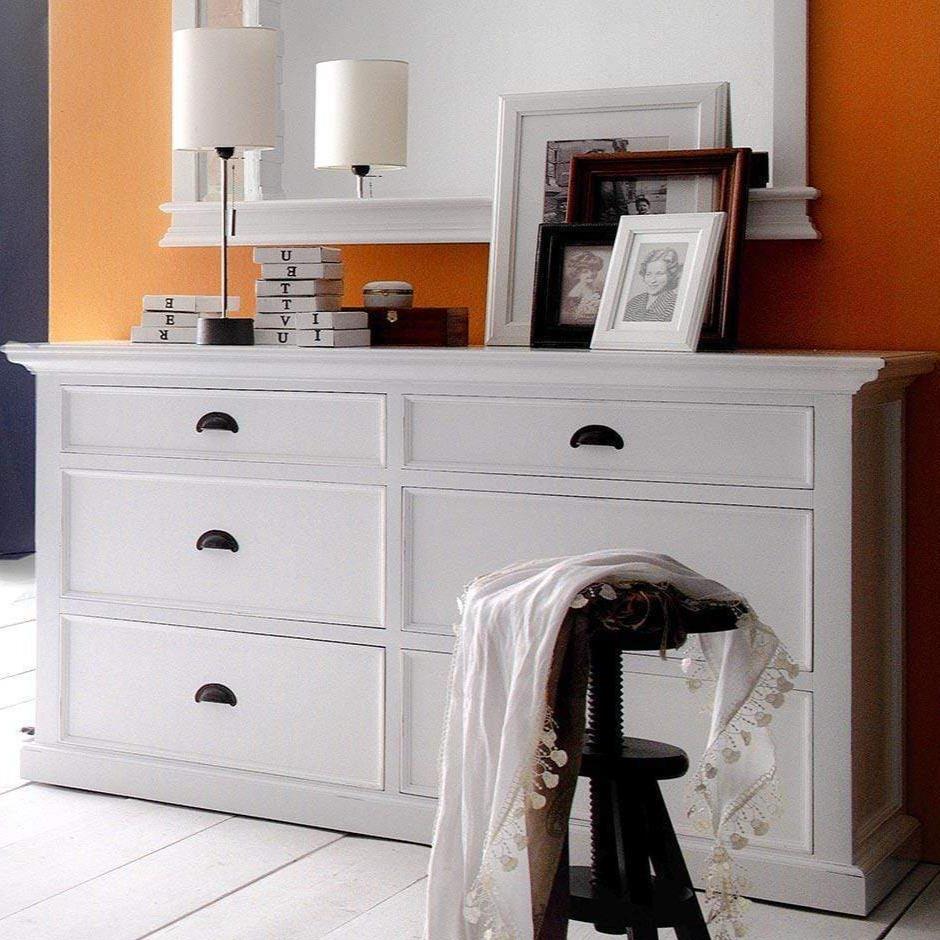 Halifax Schlafzimmer-Kommode – Weiß