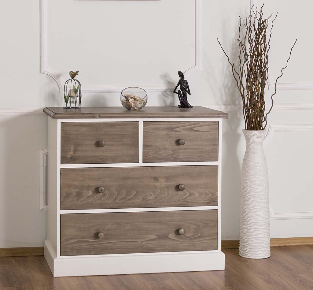 Rustikale Kommode aus massiver Fichte - in vielen Farben erhältlich!