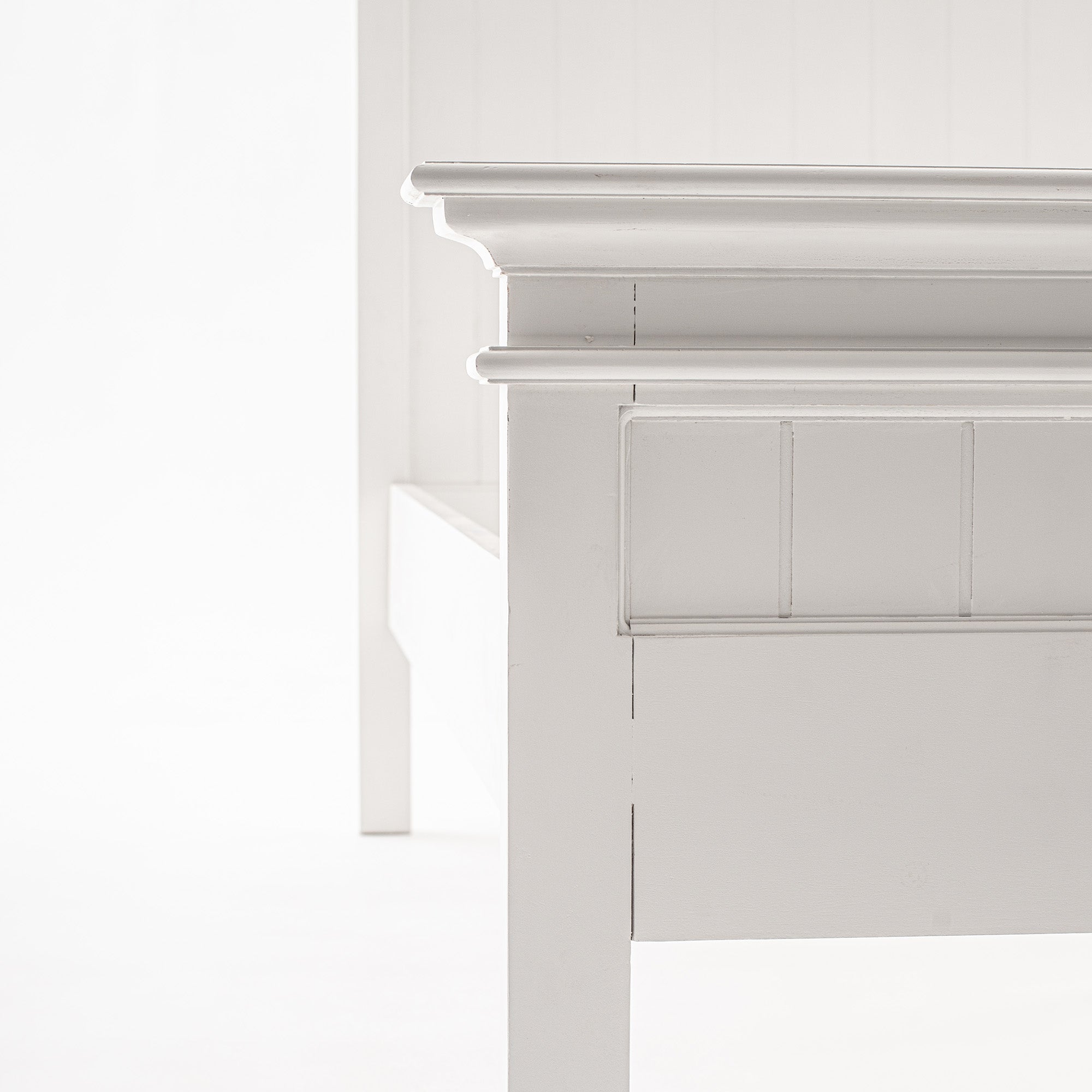 Halifax Doppelbett 200 im Landhausstil – Massivholz Weiß