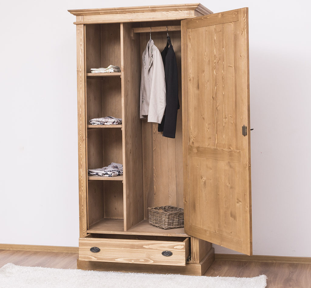 Kleiderschrank Landhaus mit Schublade - in vielen Farben erhältlich!
