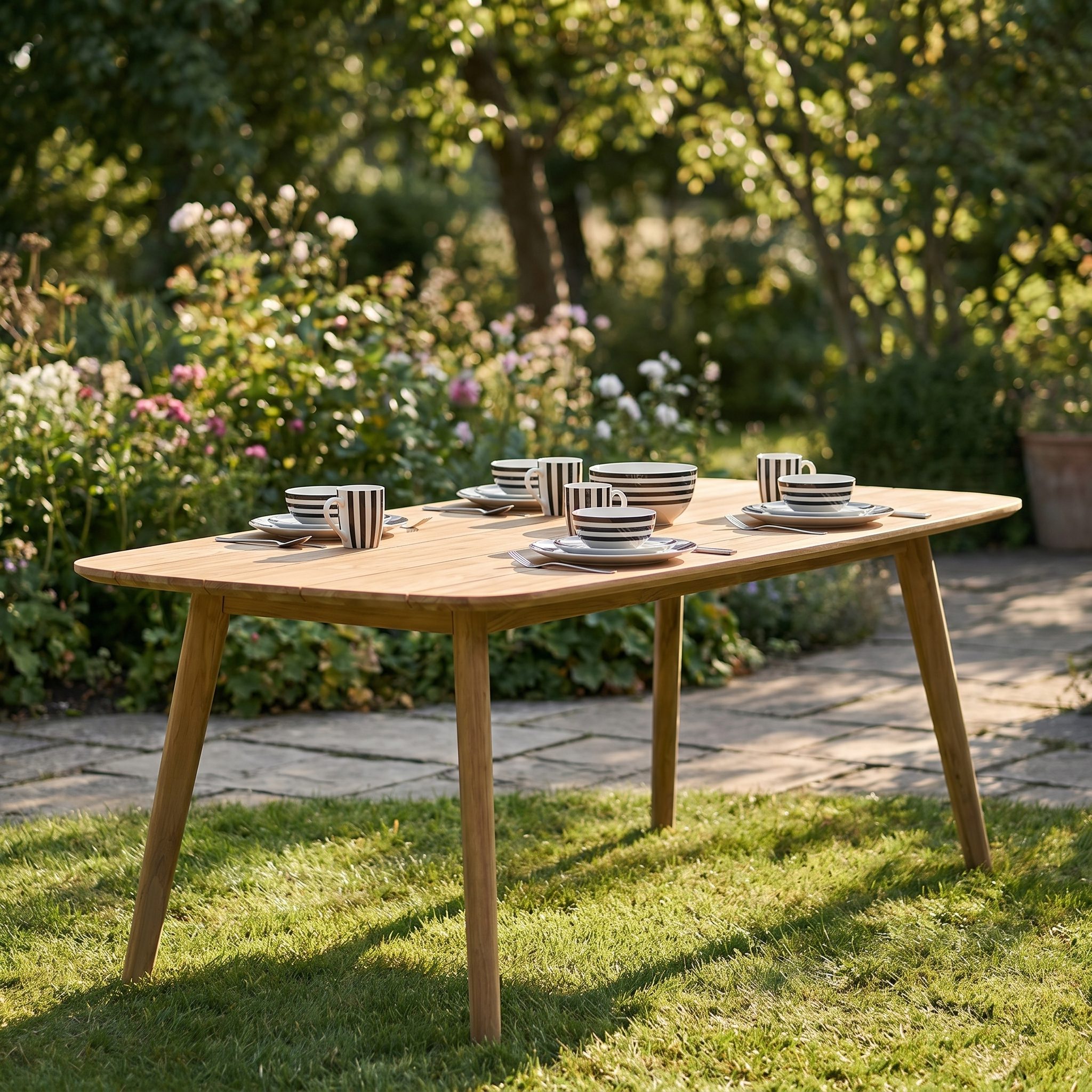 Gartentisch Lugano 240 cm aus Teakholz