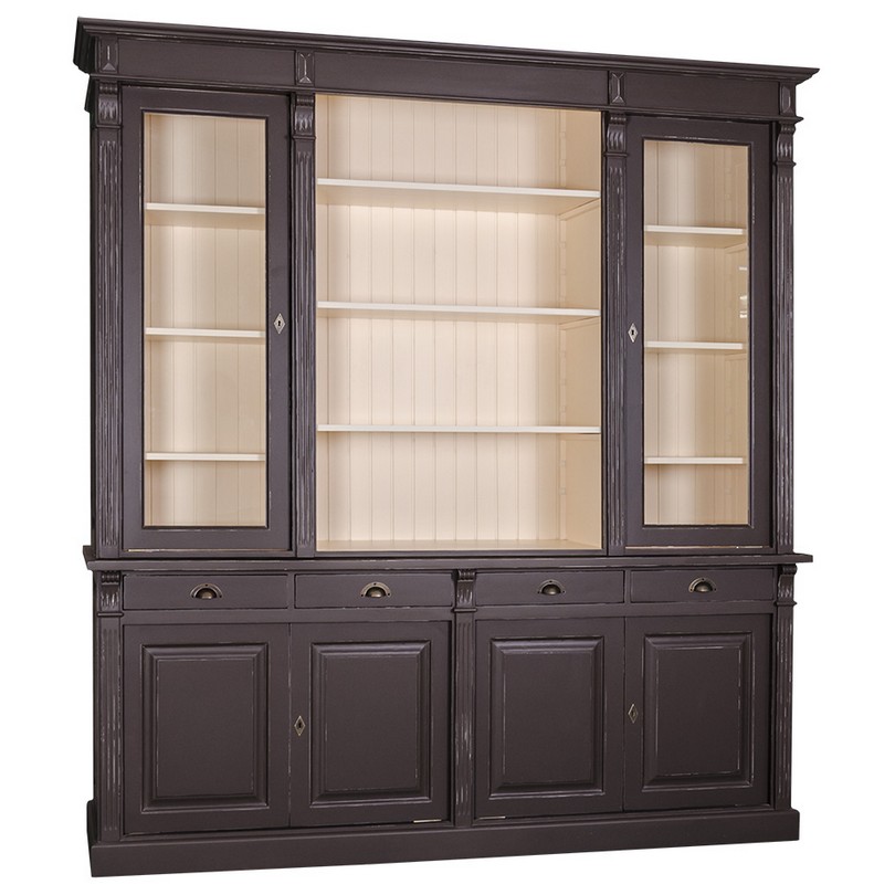 PS16Bas-PS57Sup-P025-P028A_P025 Hochschrank im Shabby Chic - in vielen Farben erhältlich!