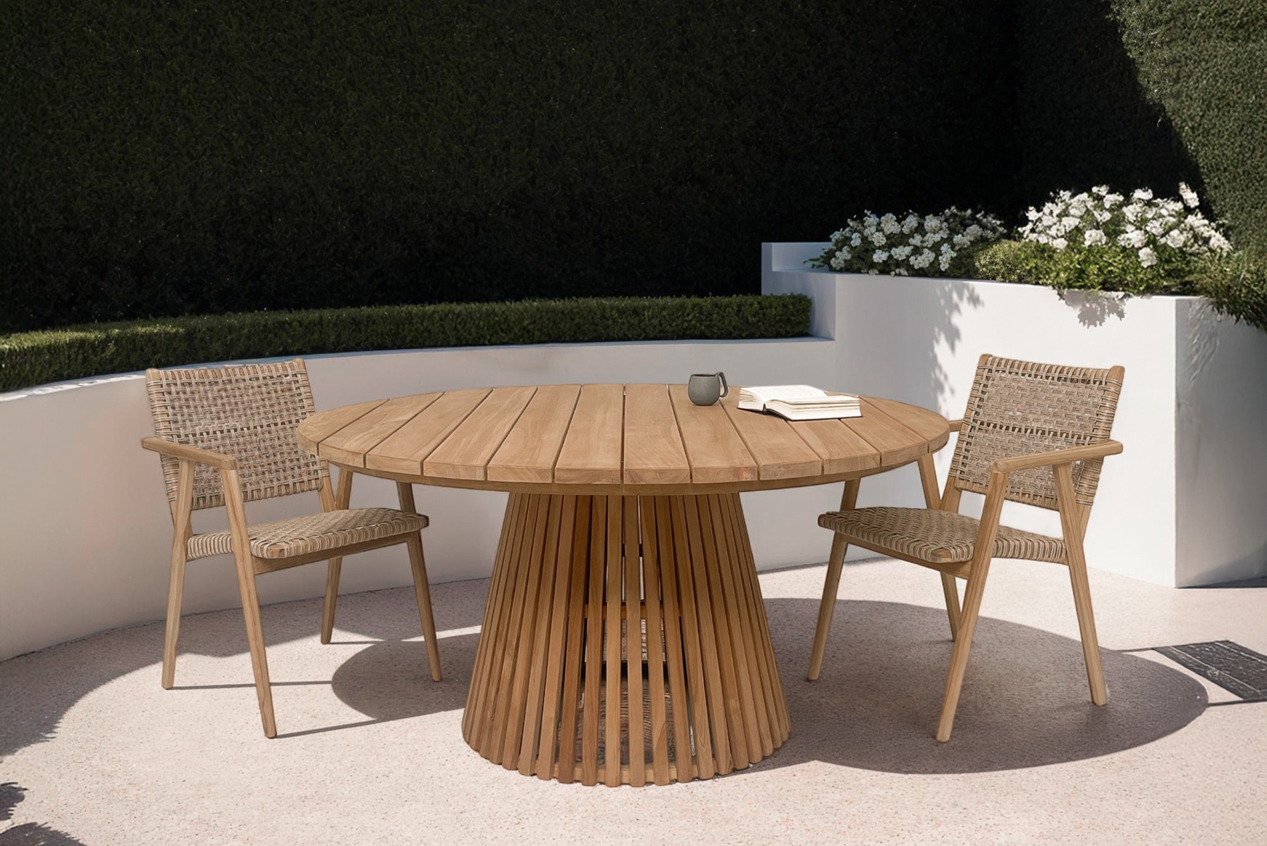 Gartentisch Cindo 150 cm aus Teakholz