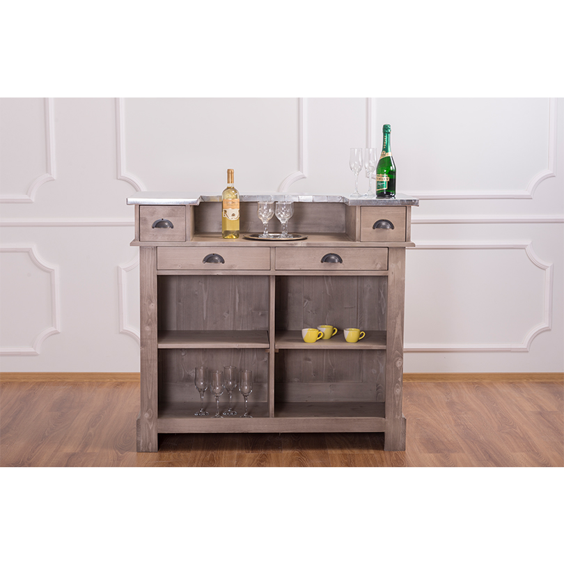 Bar mit Aufsatz im Landhausstil 120 cm breit - in vielen Farben erhältlich! Bar mit Aufsatz im Landhausstil 120 cm breit - in vielen Farben erhältlich!