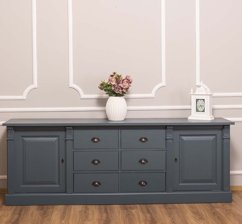 Sideboard im Jugendstil mit sechs Schubladen - in vielen Farben erhältlich! Sideboard im Jugendstil mit sechs Schubladen - in vielen Farben erhältlich!