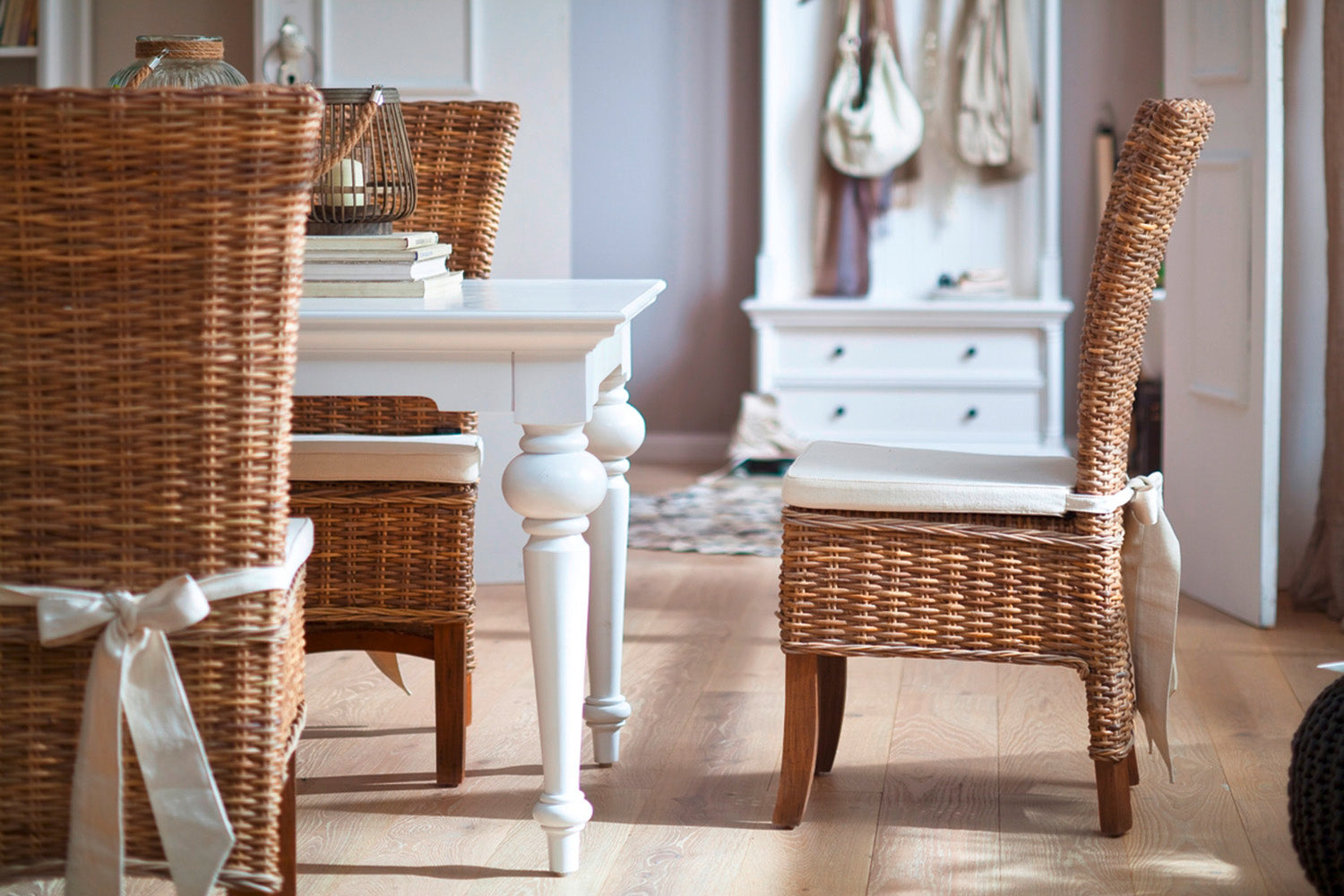 Provence Esstisch 180 cm – Weiß