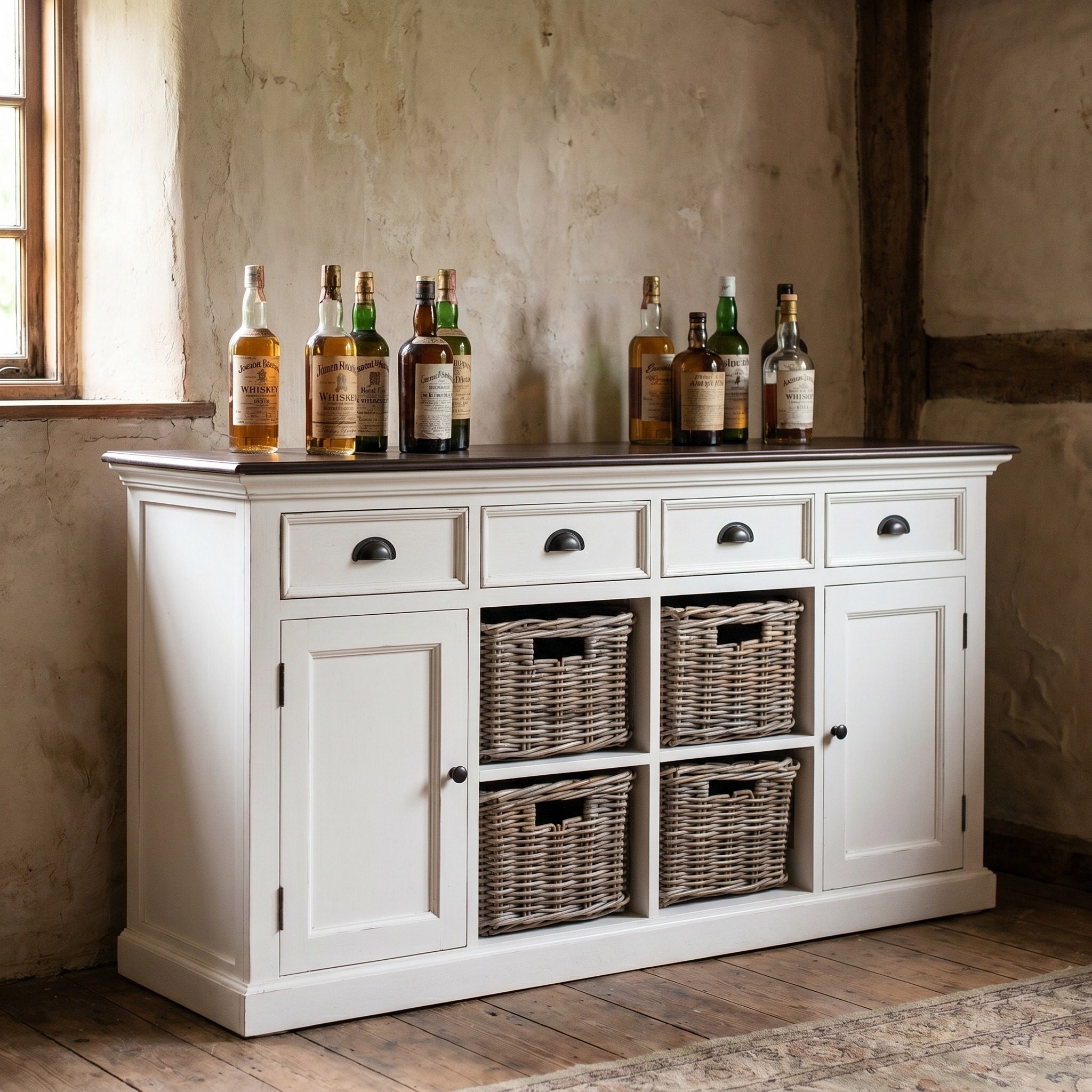 Halifax Accent Sideboard mit 4 Körben