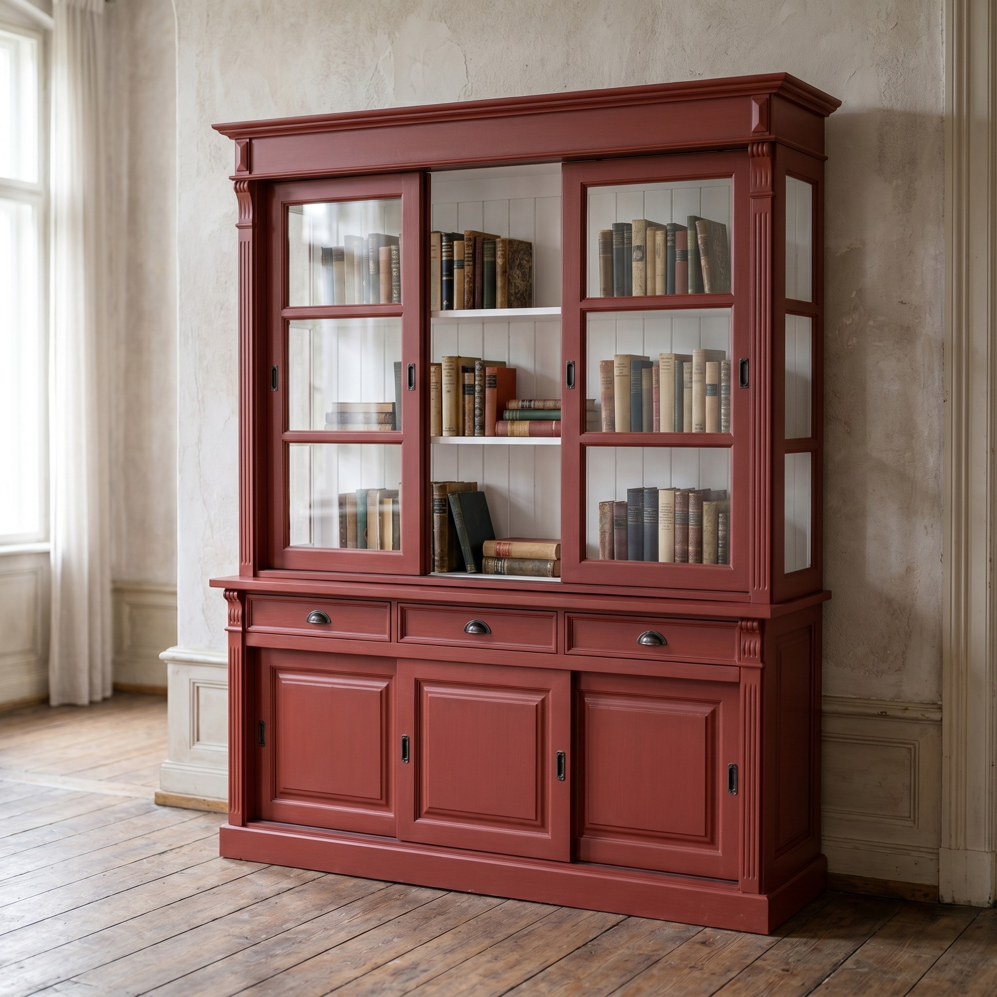 Klassischer Buffetschrank mit Schiebetüren - in vielen Farben erhältlich!
