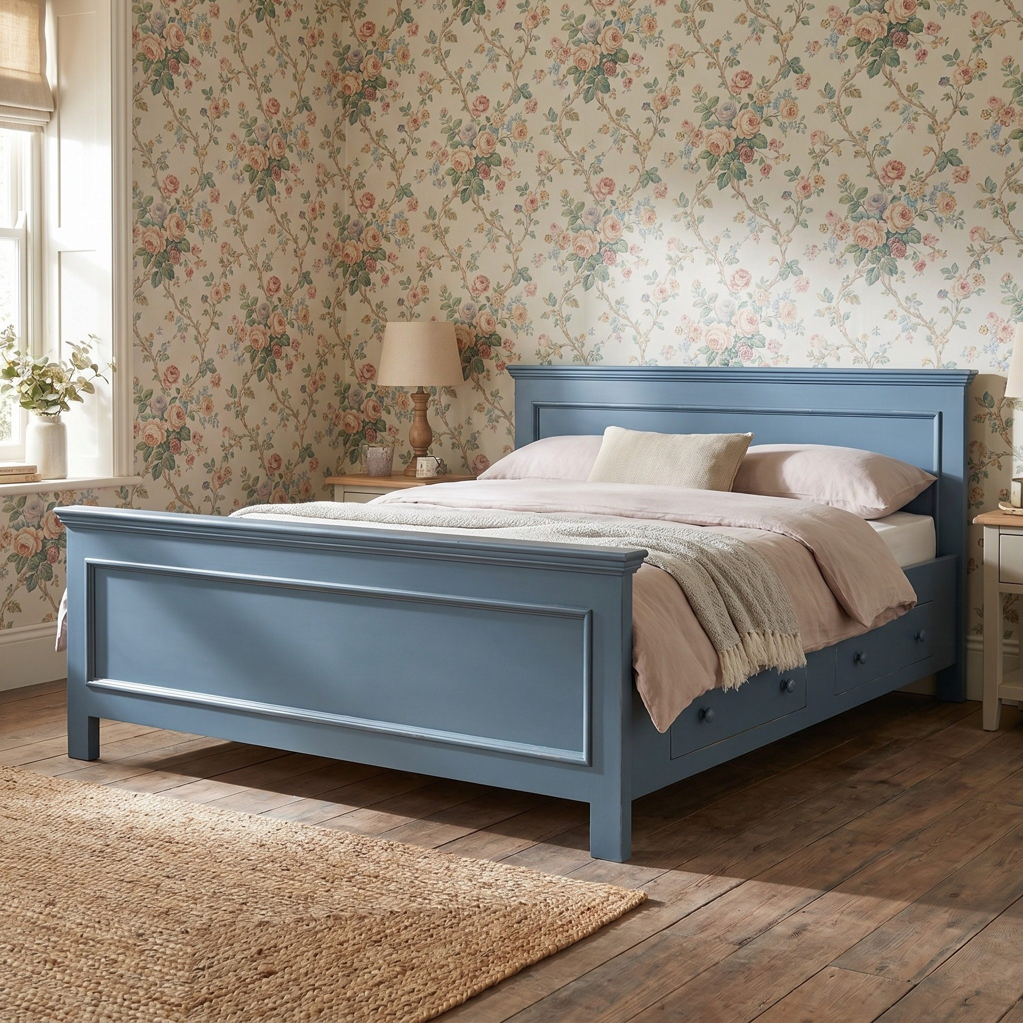 Bett mit Schubladen Landhaus - in vielen Farben erhältlich!