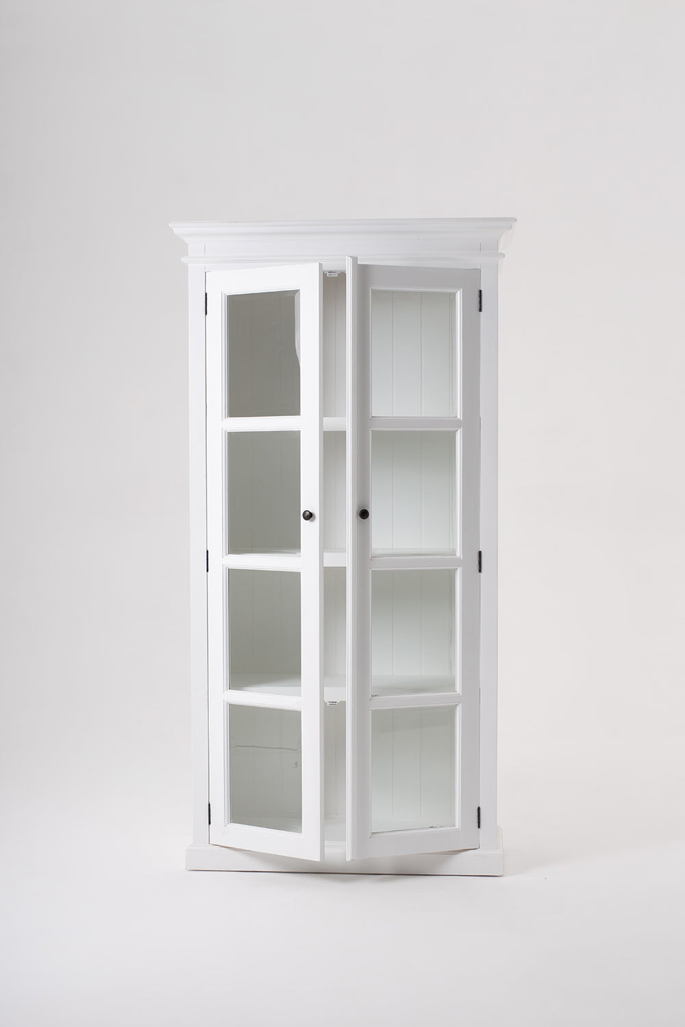 Halifax Doppel-Vitrine – Weiß