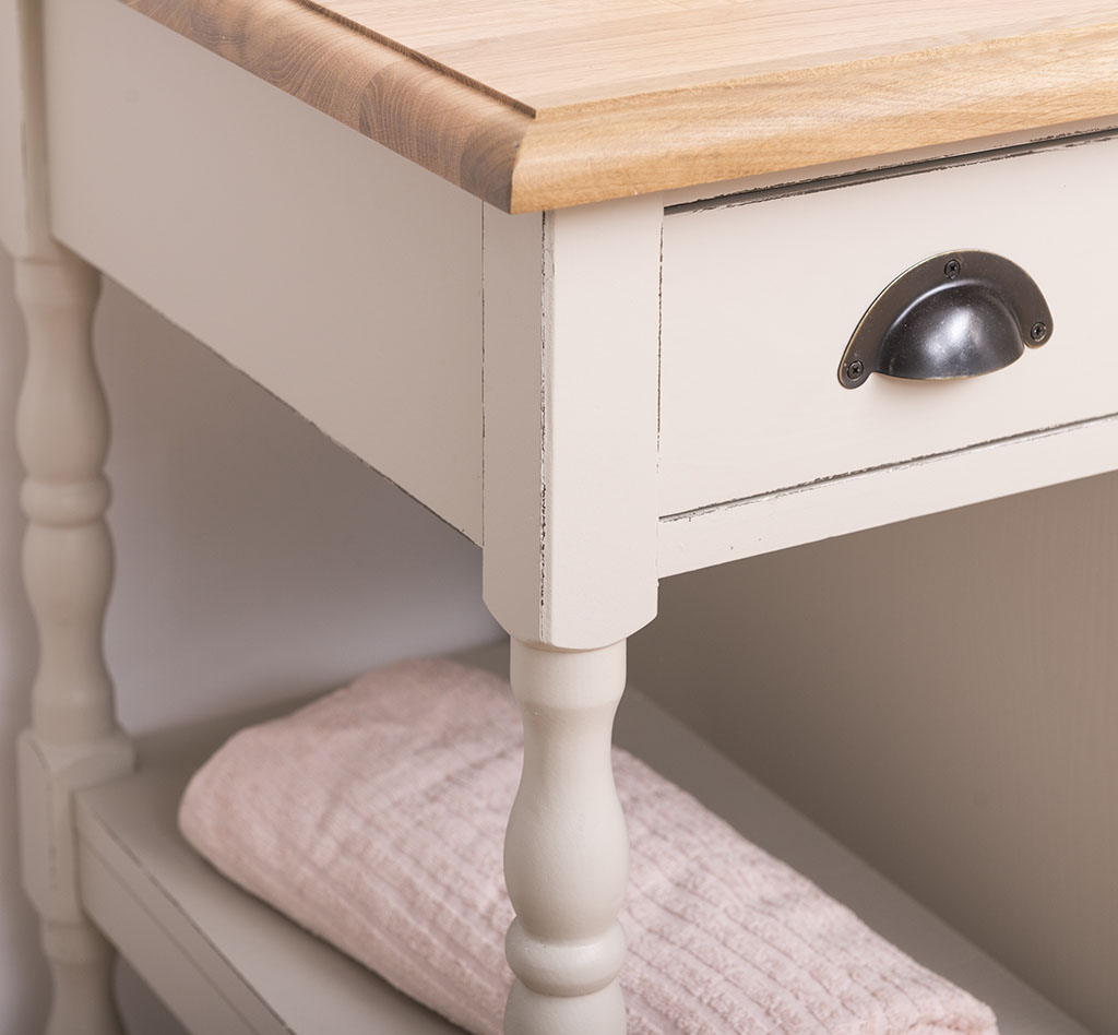 Rustikaler Waschbeckenschrank im Shabby Chic - in vielen Farben erhältlich! Rustikaler Waschbeckenschrank im Shabby Chic - in vielen Farben erhältlich!