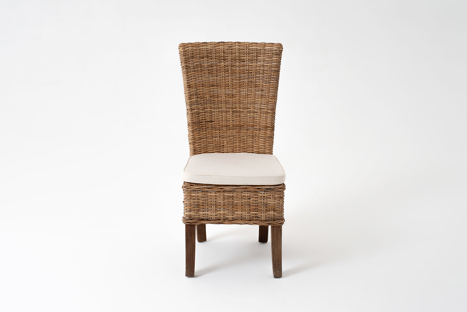 Salsa Esszimmerstuhl aus Kubu-Rattan im 2er-Set