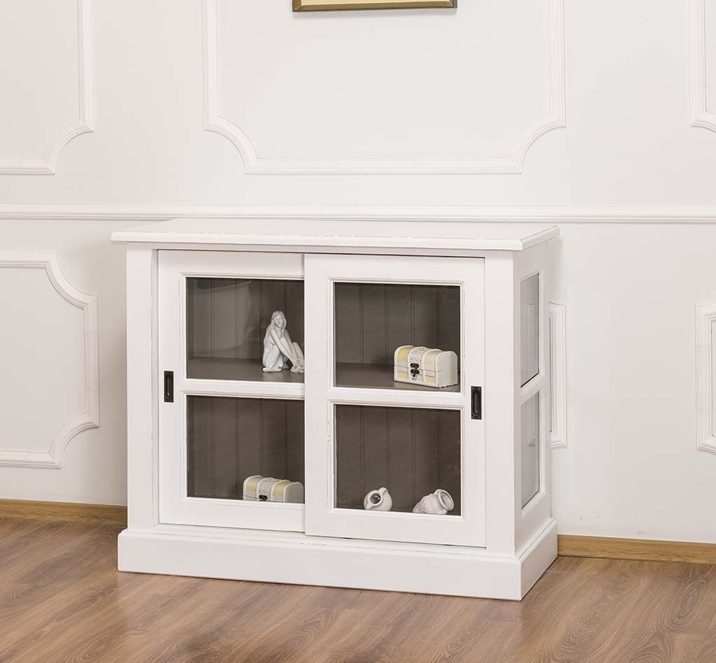 Kompaktes Sideboard im holländischen Landhausstil mit Schiebetüren - in vielen Farben erhältlich!